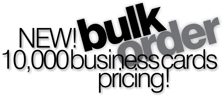Redback Bulk business card orders